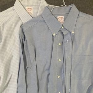(2) Brooks brothers 17-33 dress shirts